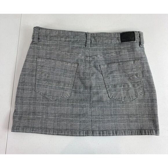 American Eagle Outfitters Women's Hi-Rise Mini Skirt Houndstooth Plaid Size 10 - Picture 3 of 11